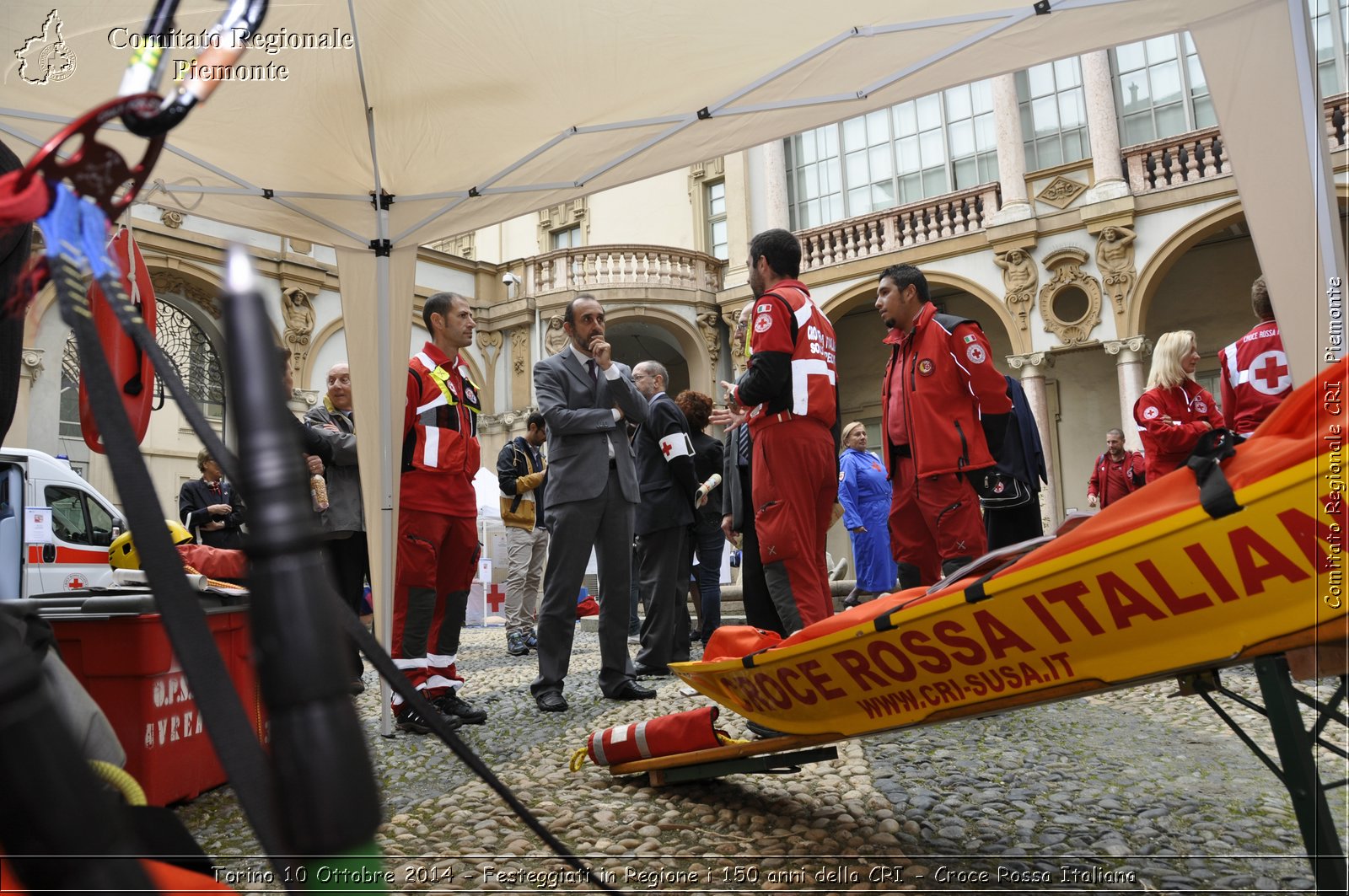 Torino 10 Ottobre 2014 - Festeggiati in Regione i 150 anni della CRI - Croce Rossa Italiana- Comitato Regionale del Piemonte