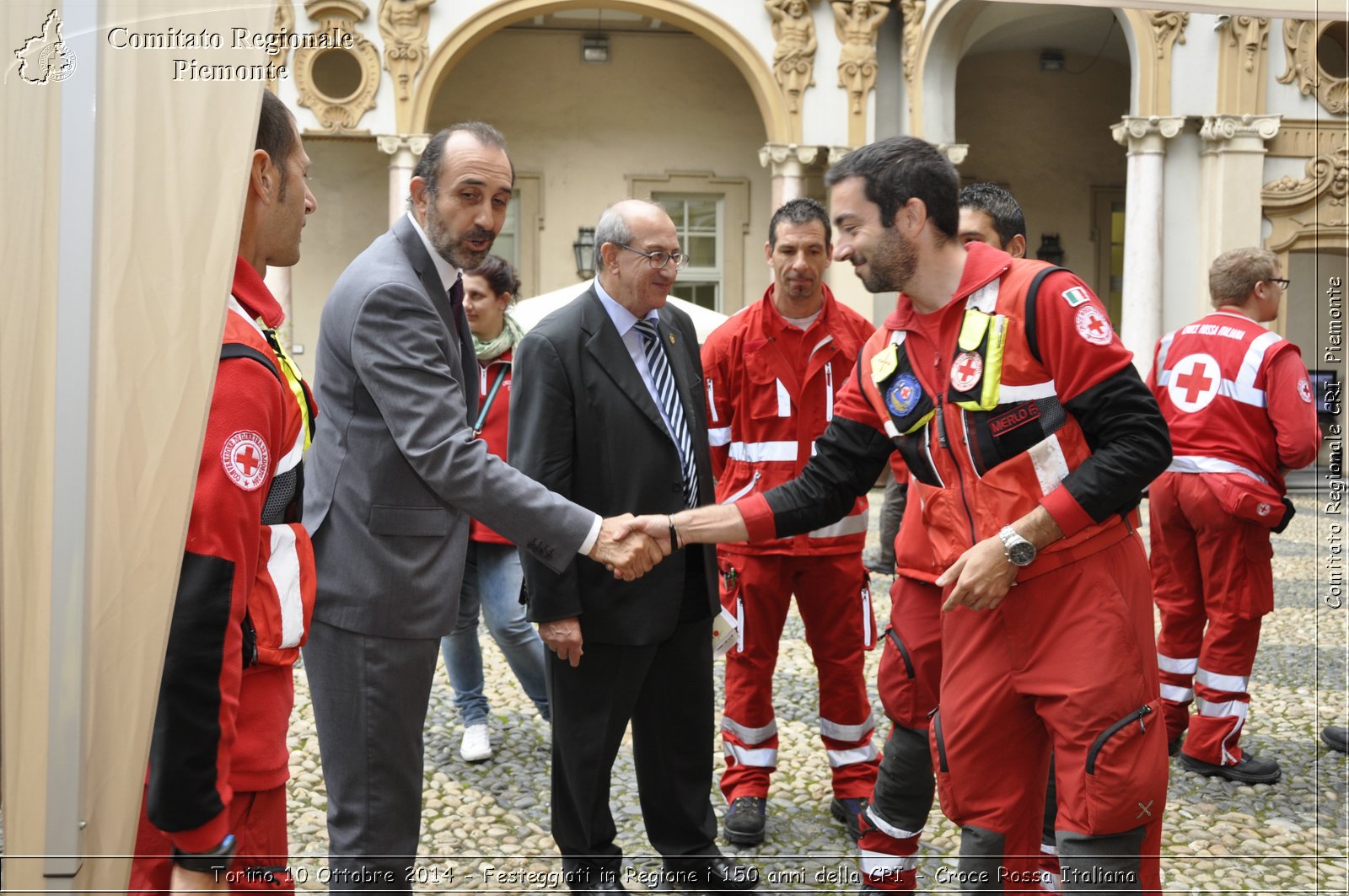 Torino 10 Ottobre 2014 - Festeggiati in Regione i 150 anni della CRI - Croce Rossa Italiana- Comitato Regionale del Piemonte