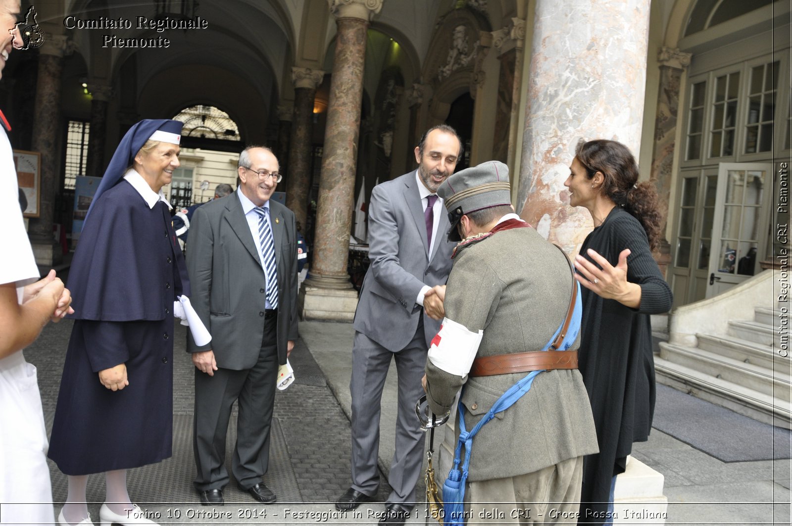 Torino 10 Ottobre 2014 - Festeggiati in Regione i 150 anni della CRI - Croce Rossa Italiana- Comitato Regionale del Piemonte