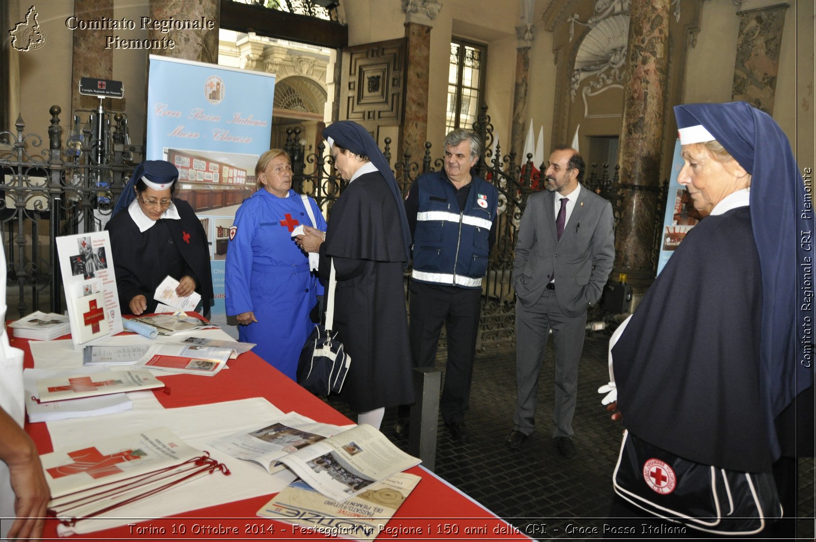 Torino 10 Ottobre 2014 - Festeggiati in Regione i 150 anni della CRI - Croce Rossa Italiana- Comitato Regionale del Piemonte