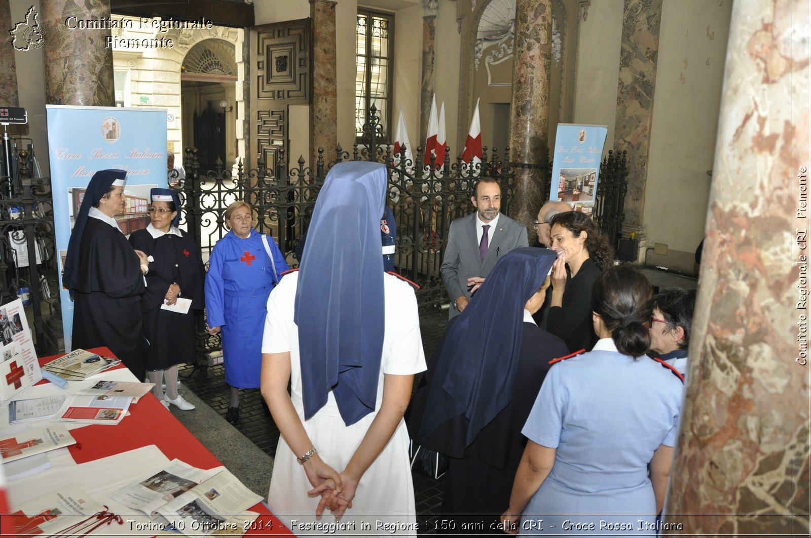 Torino 10 Ottobre 2014 - Festeggiati in Regione i 150 anni della CRI - Croce Rossa Italiana- Comitato Regionale del Piemonte