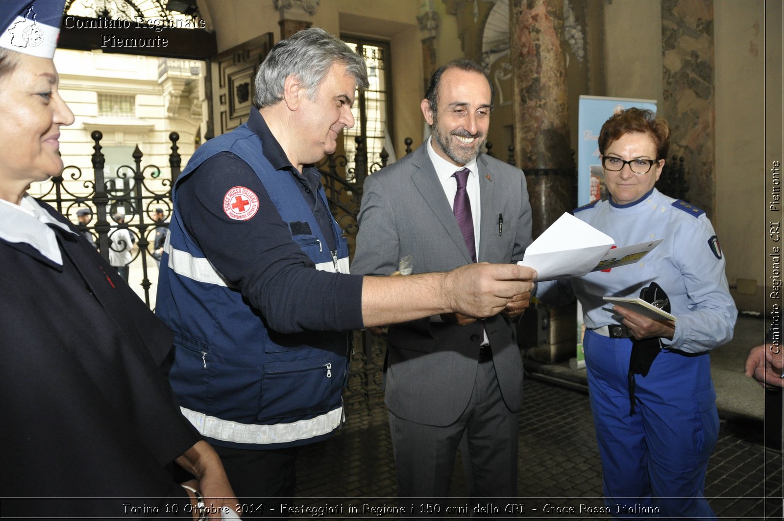 Torino 10 Ottobre 2014 - Festeggiati in Regione i 150 anni della CRI - Croce Rossa Italiana- Comitato Regionale del Piemonte