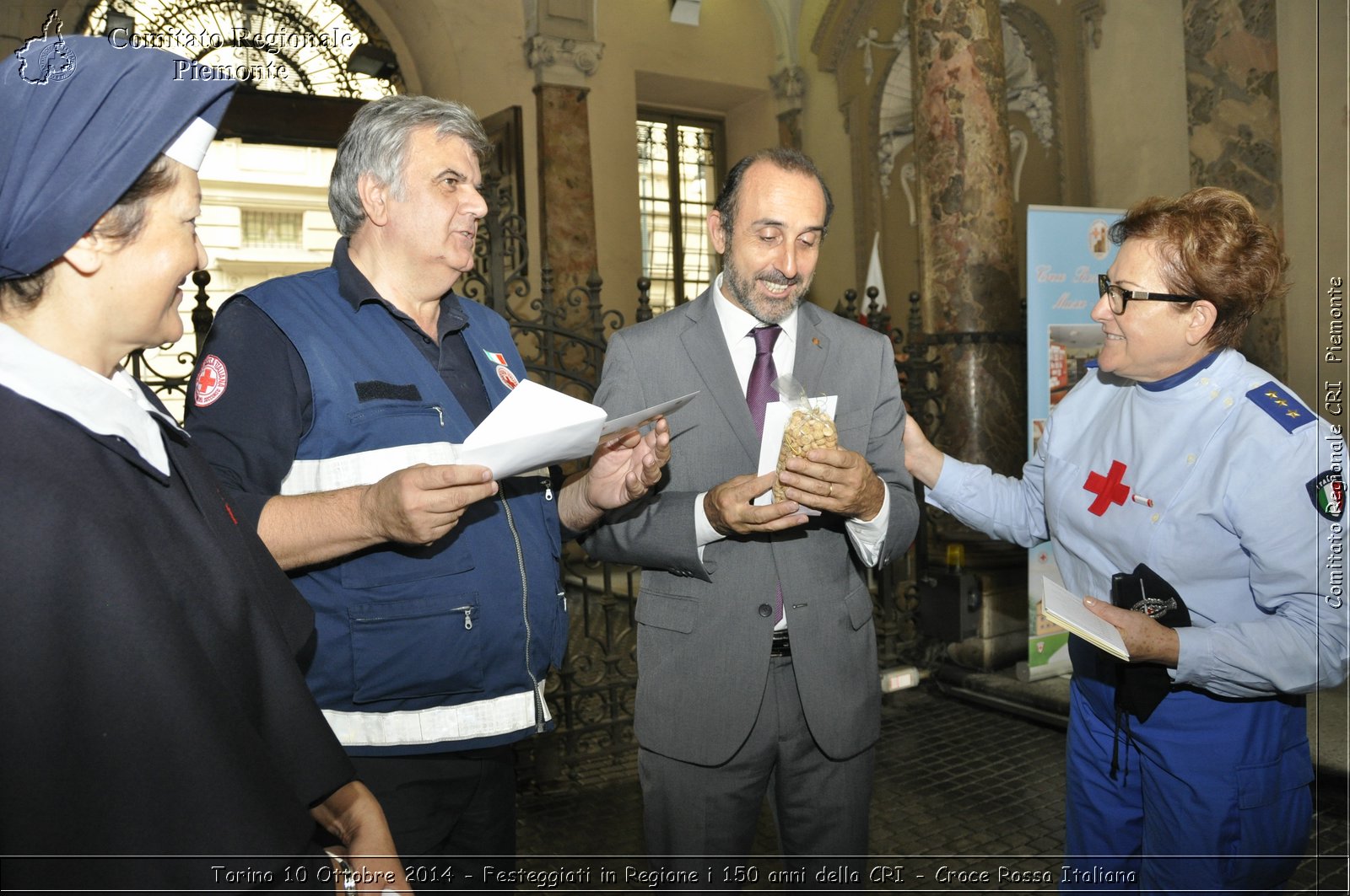 Torino 10 Ottobre 2014 - Festeggiati in Regione i 150 anni della CRI - Croce Rossa Italiana- Comitato Regionale del Piemonte