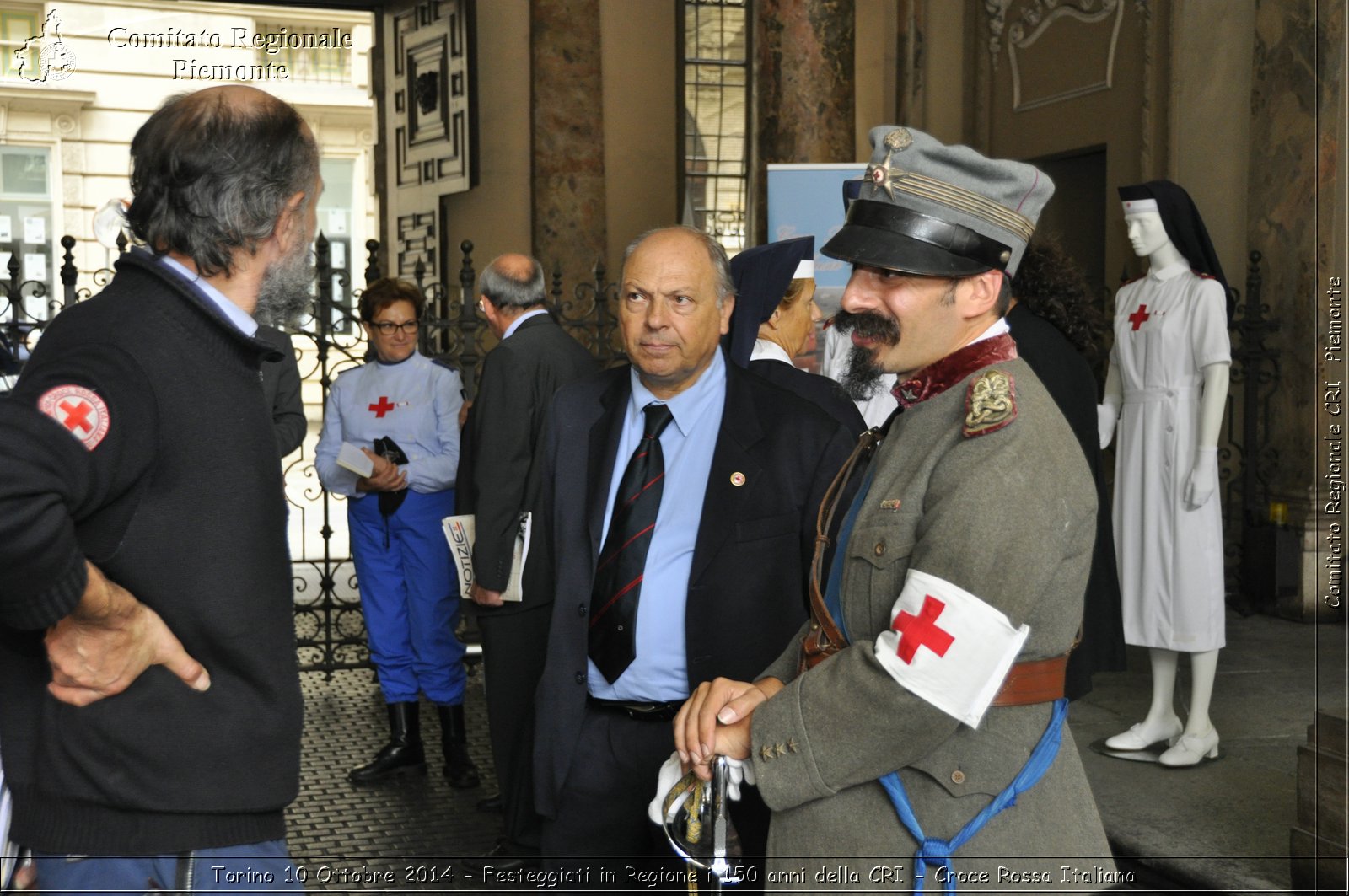 Torino 10 Ottobre 2014 - Festeggiati in Regione i 150 anni della CRI - Croce Rossa Italiana- Comitato Regionale del Piemonte