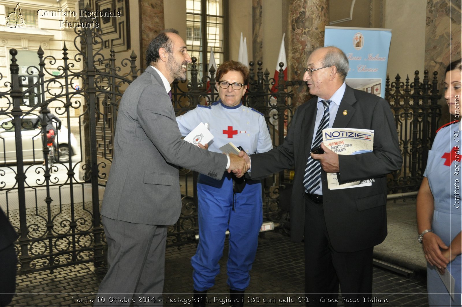 Torino 10 Ottobre 2014 - Festeggiati in Regione i 150 anni della CRI - Croce Rossa Italiana- Comitato Regionale del Piemonte