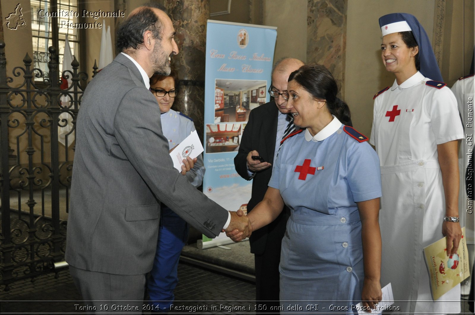 Torino 10 Ottobre 2014 - Festeggiati in Regione i 150 anni della CRI - Croce Rossa Italiana- Comitato Regionale del Piemonte