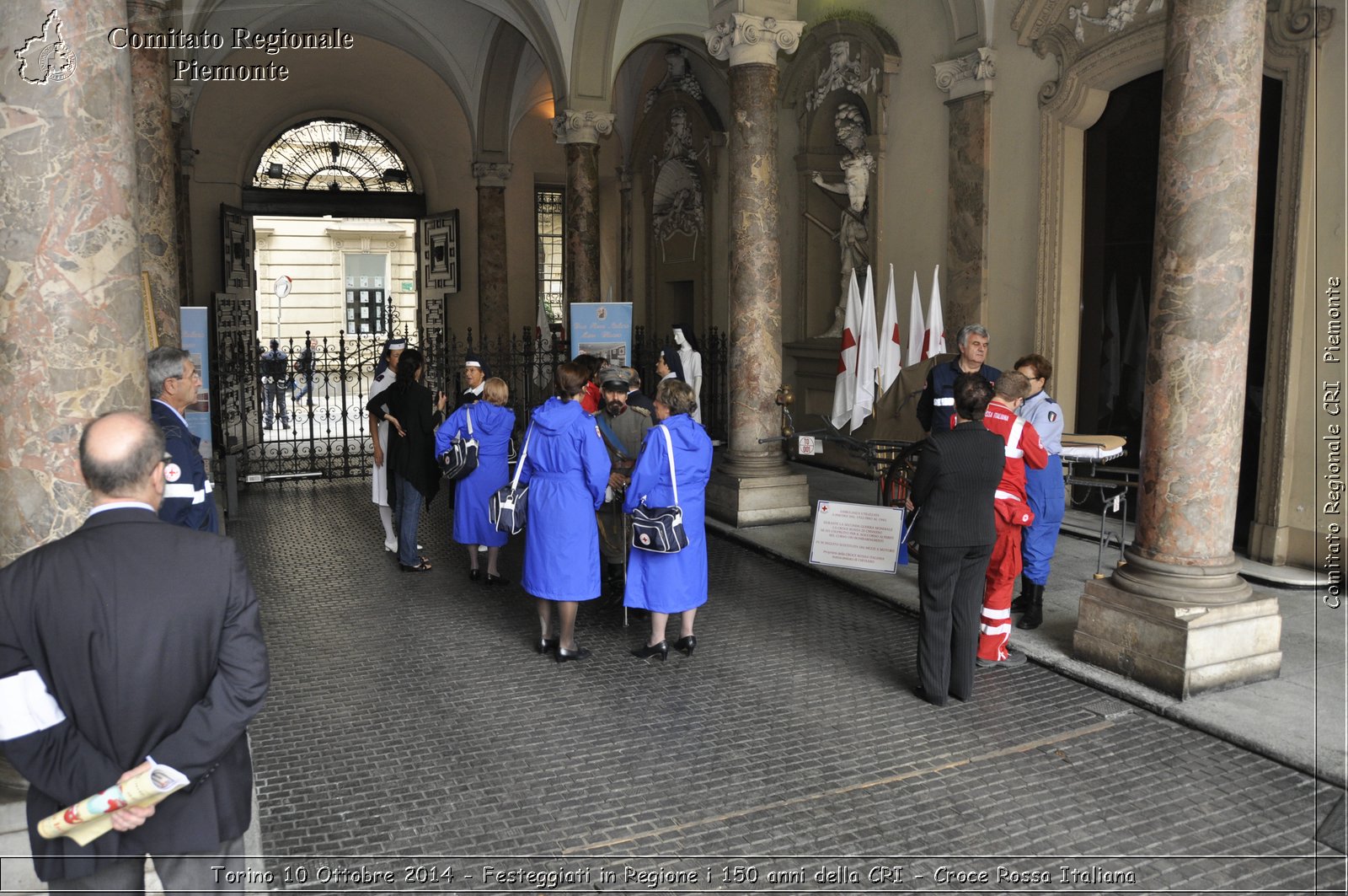 Torino 10 Ottobre 2014 - Festeggiati in Regione i 150 anni della CRI - Croce Rossa Italiana- Comitato Regionale del Piemonte