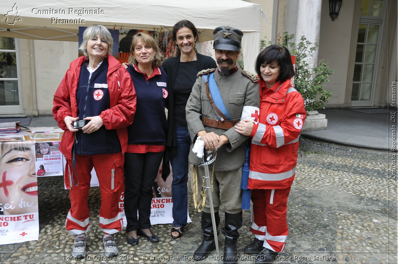 Torino 10 Ottobre 2014 - Festeggiati in Regione i 150 anni della CRI - Croce Rossa Italiana- Comitato Regionale del Piemonte