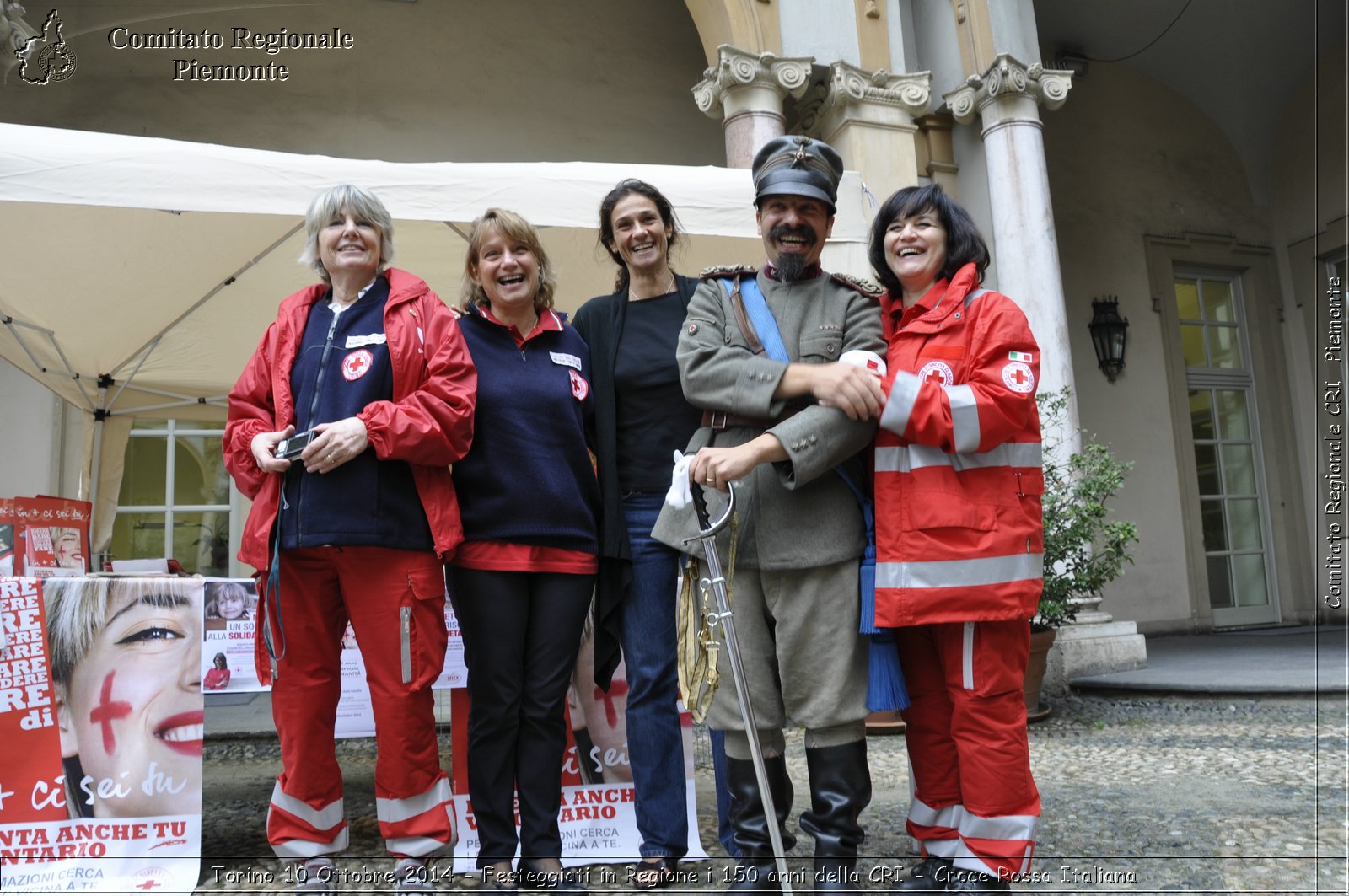 Torino 10 Ottobre 2014 - Festeggiati in Regione i 150 anni della CRI - Croce Rossa Italiana- Comitato Regionale del Piemonte