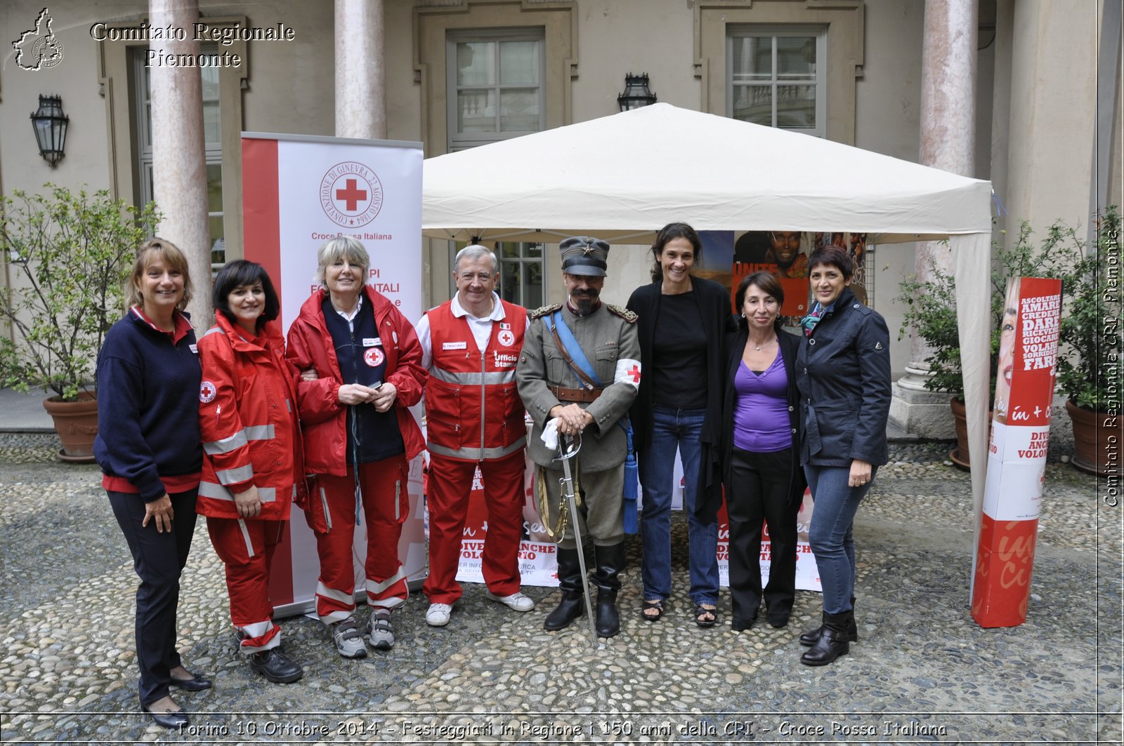 Torino 10 Ottobre 2014 - Festeggiati in Regione i 150 anni della CRI - Croce Rossa Italiana- Comitato Regionale del Piemonte