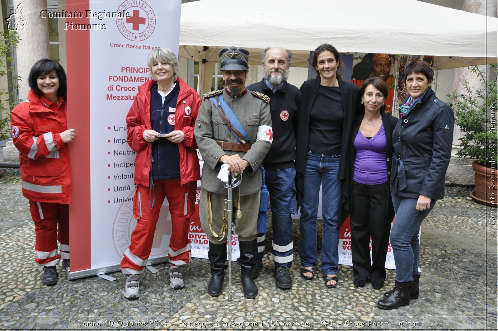 Torino 10 Ottobre 2014 - Festeggiati in Regione i 150 anni della CRI - Croce Rossa Italiana- Comitato Regionale del Piemonte