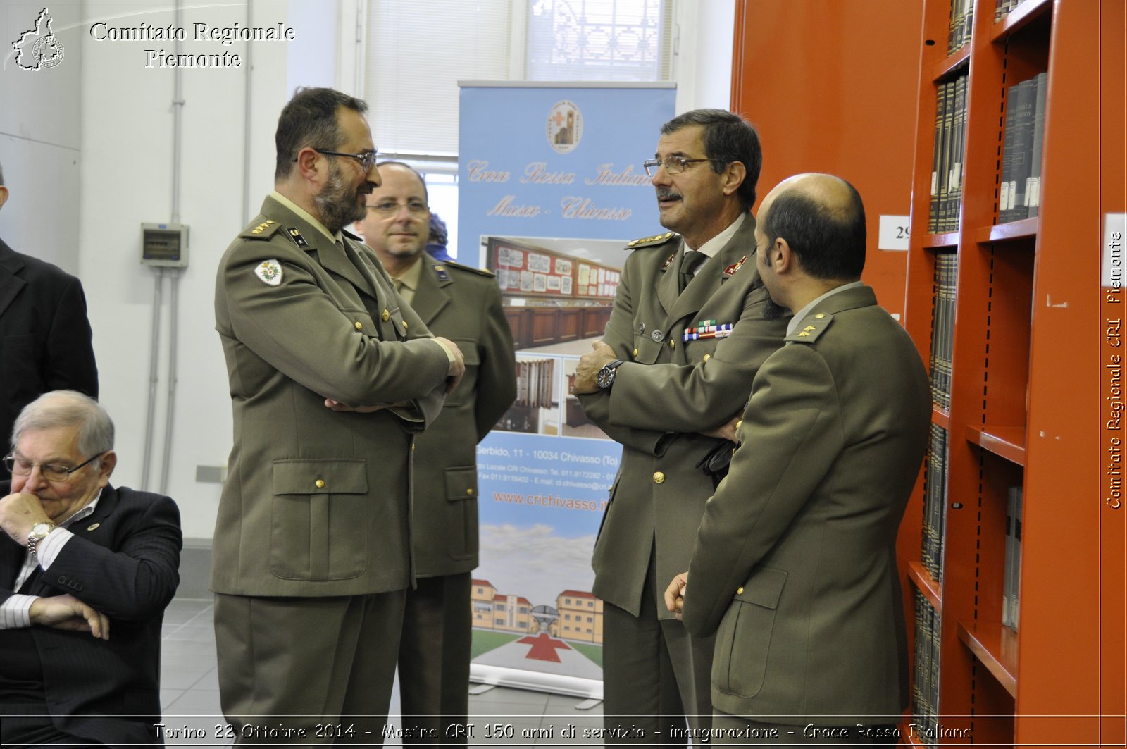 Torino 22 Ottobre 2014 - Mostra CRI 150 anni di servizio - inaugurazione - Croce Rossa Italiana- Comitato Regionale del Piemonte