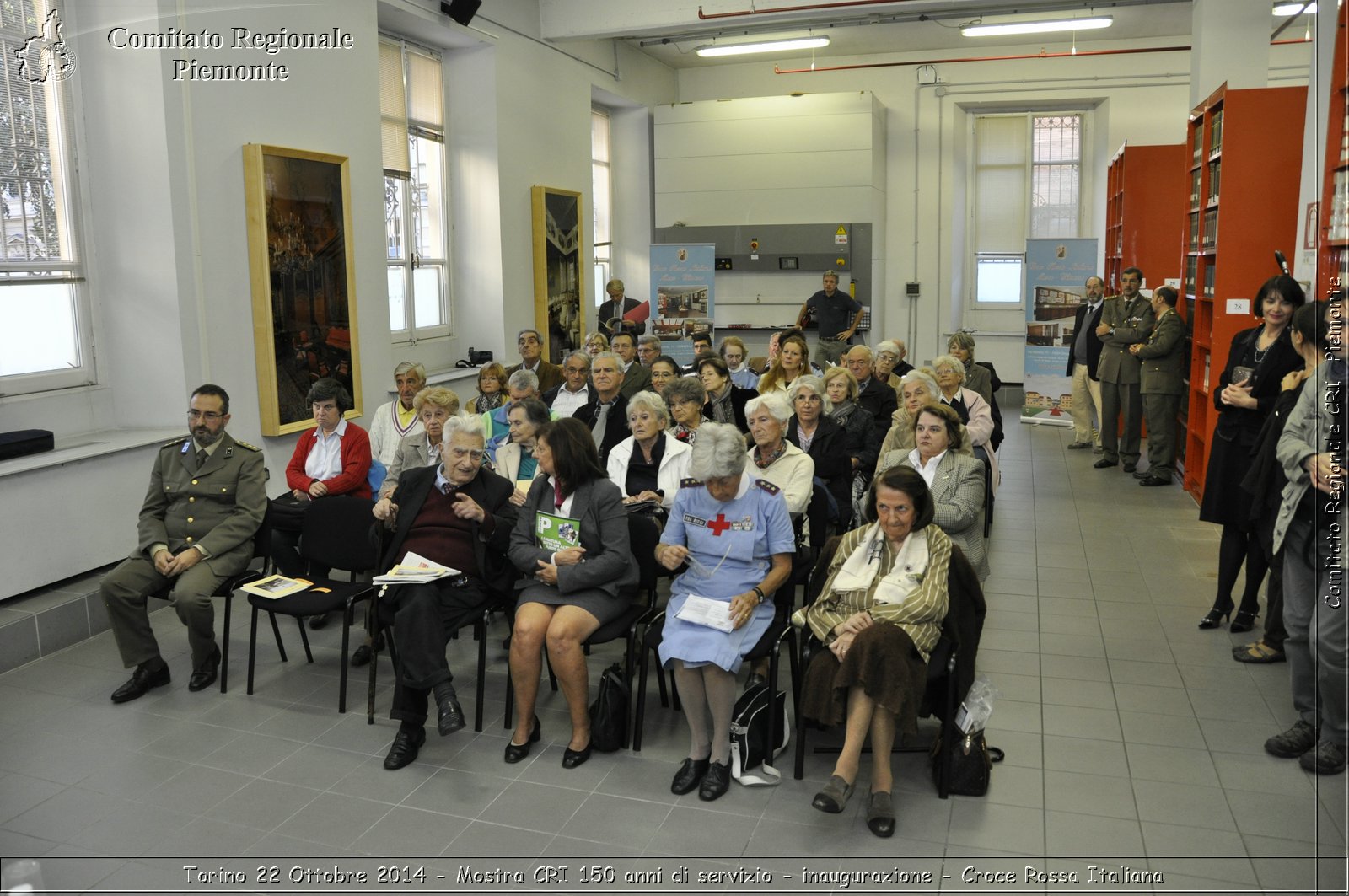 Torino 22 Ottobre 2014 - Mostra CRI 150 anni di servizio - inaugurazione - Croce Rossa Italiana- Comitato Regionale del Piemonte