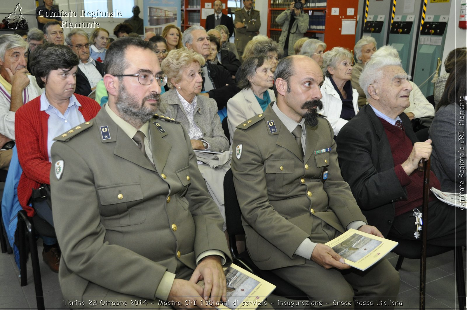 Torino 22 Ottobre 2014 - Mostra CRI 150 anni di servizio - inaugurazione - Croce Rossa Italiana- Comitato Regionale del Piemonte