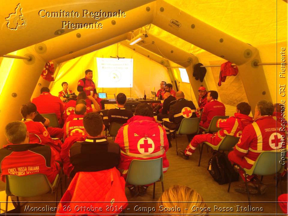 Moncalieri 26 Ottobre 2014 - Campo Scuola - Croce Rossa Italiana- Comitato Regionale del Piemonte