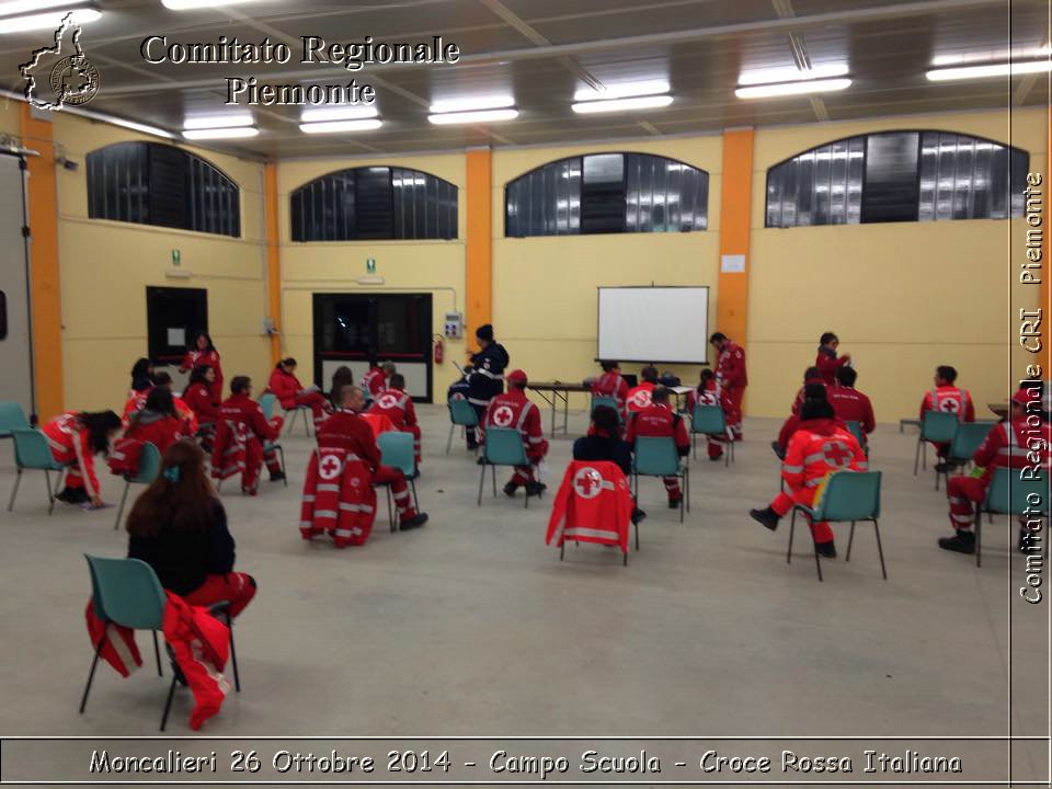 Moncalieri 26 Ottobre 2014 - Campo Scuola - Croce Rossa Italiana- Comitato Regionale del Piemonte