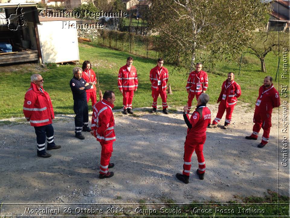 Moncalieri 26 Ottobre 2014 - Campo Scuola - Croce Rossa Italiana- Comitato Regionale del Piemonte