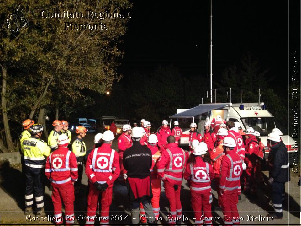 Moncalieri 26 Ottobre 2014 - Campo Scuola - Croce Rossa Italiana- Comitato Regionale del Piemonte