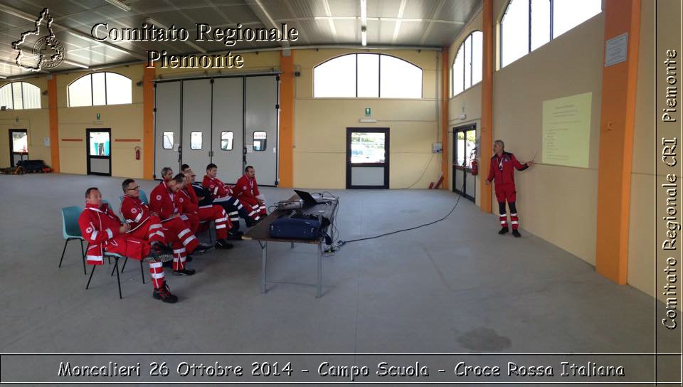 Moncalieri 26 Ottobre 2014 - Campo Scuola - Croce Rossa Italiana- Comitato Regionale del Piemonte