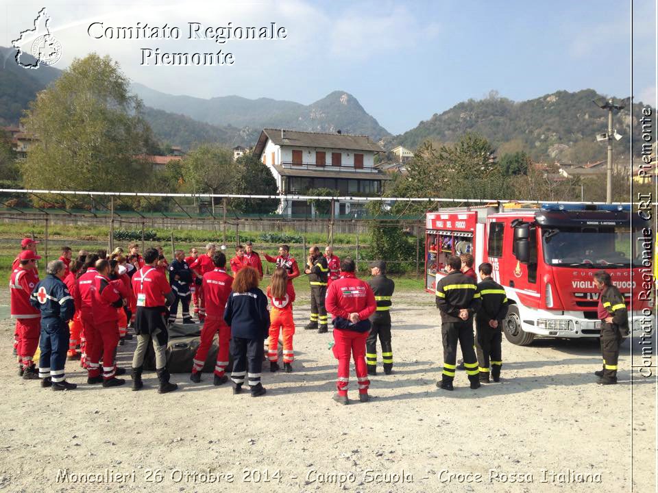 Moncalieri 26 Ottobre 2014 - Campo Scuola - Croce Rossa Italiana- Comitato Regionale del Piemonte