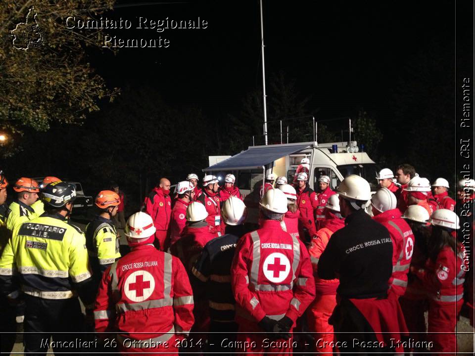 Moncalieri 26 Ottobre 2014 - Campo Scuola - Croce Rossa Italiana- Comitato Regionale del Piemonte