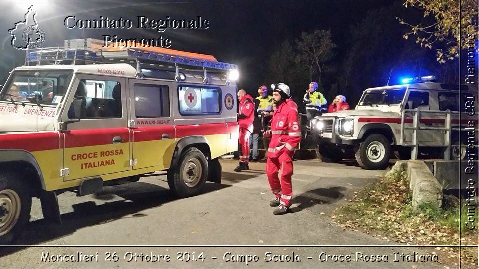 Moncalieri 26 Ottobre 2014 - Campo Scuola - Croce Rossa Italiana- Comitato Regionale del Piemonte