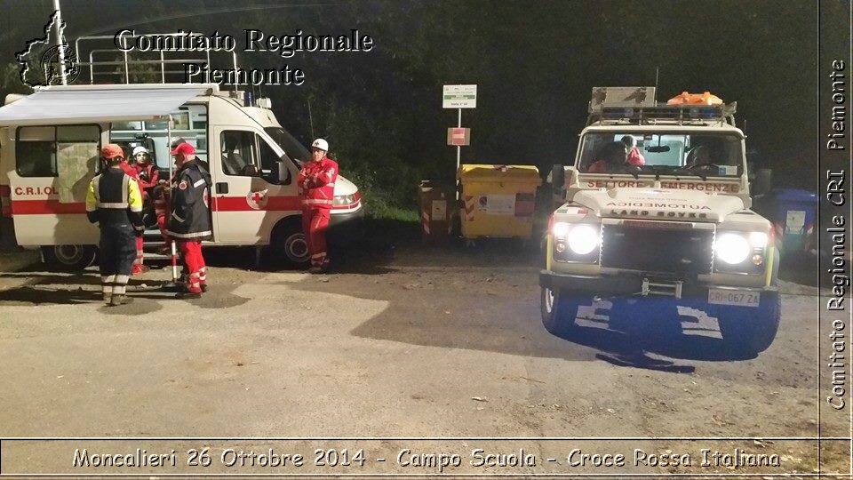 Moncalieri 26 Ottobre 2014 - Campo Scuola - Croce Rossa Italiana- Comitato Regionale del Piemonte