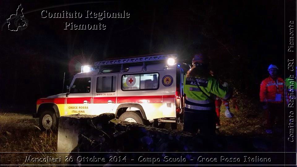 Moncalieri 26 Ottobre 2014 - Campo Scuola - Croce Rossa Italiana- Comitato Regionale del Piemonte