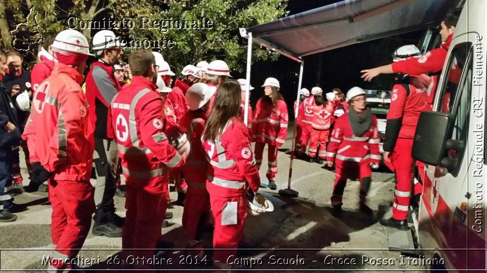 Moncalieri 26 Ottobre 2014 - Campo Scuola - Croce Rossa Italiana- Comitato Regionale del Piemonte