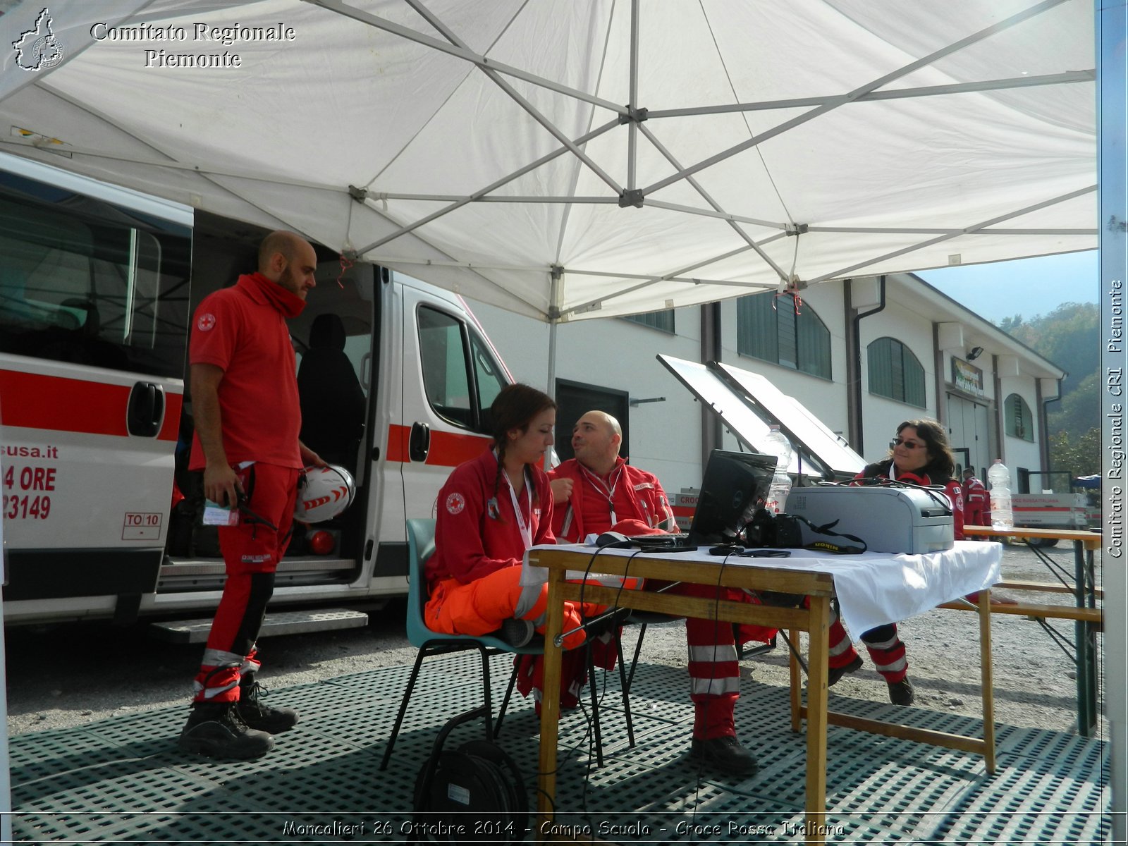 Moncalieri 26 Ottobre 2014 - Campo Scuola - Croce Rossa Italiana- Comitato Regionale del Piemonte