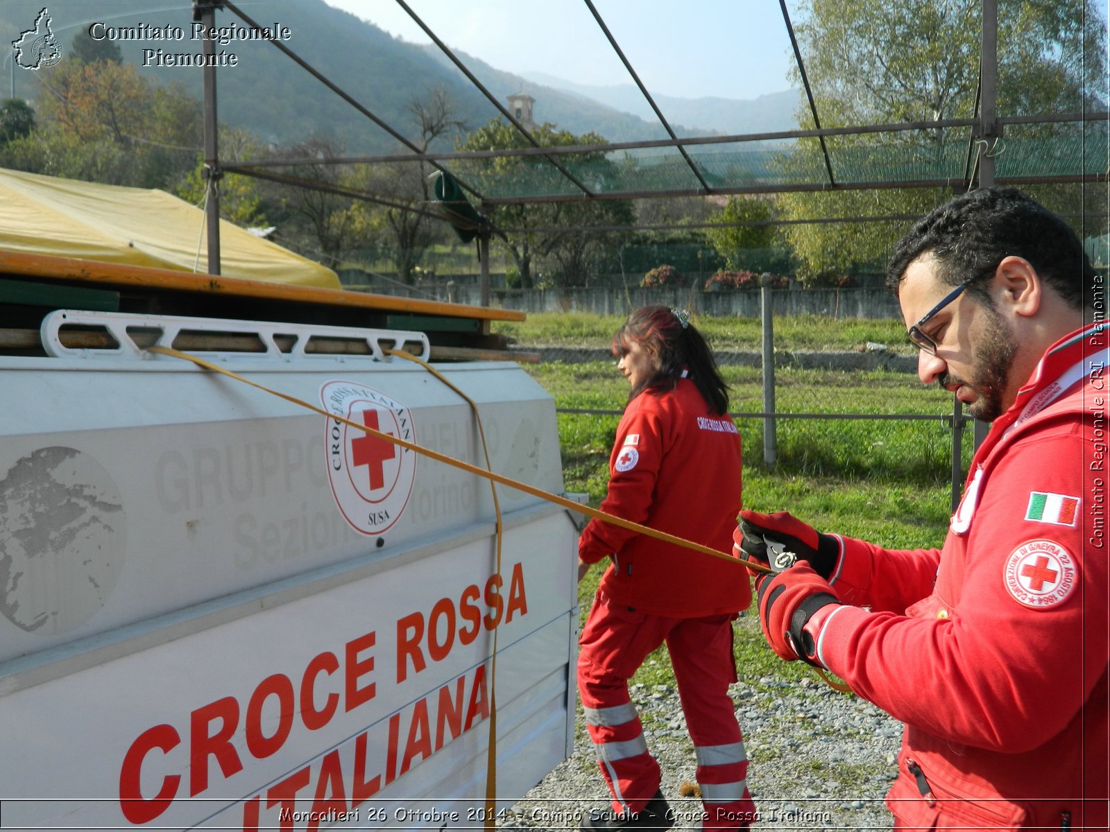 Moncalieri 26 Ottobre 2014 - Campo Scuola - Croce Rossa Italiana- Comitato Regionale del Piemonte