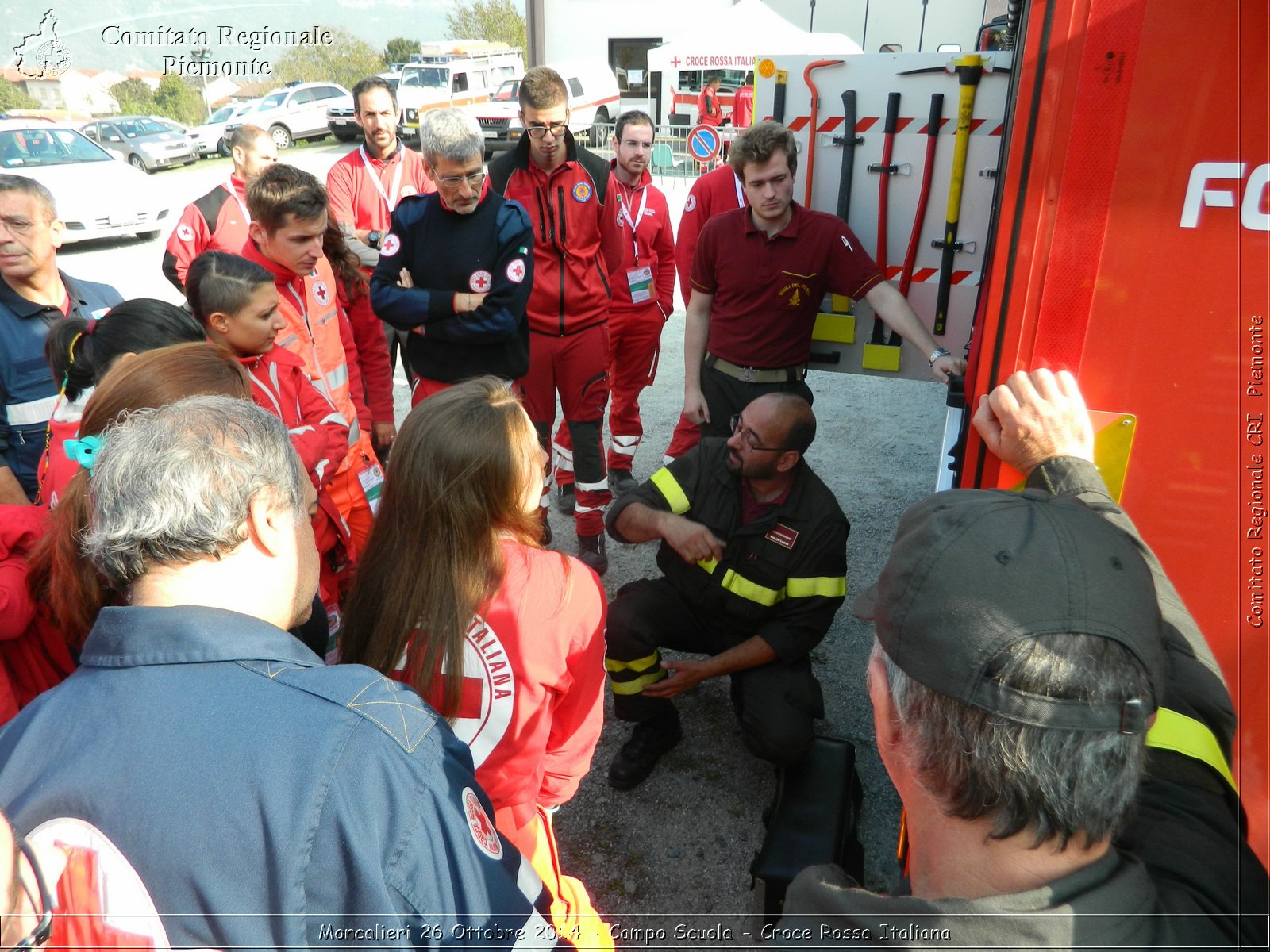 Moncalieri 26 Ottobre 2014 - Campo Scuola - Croce Rossa Italiana- Comitato Regionale del Piemonte