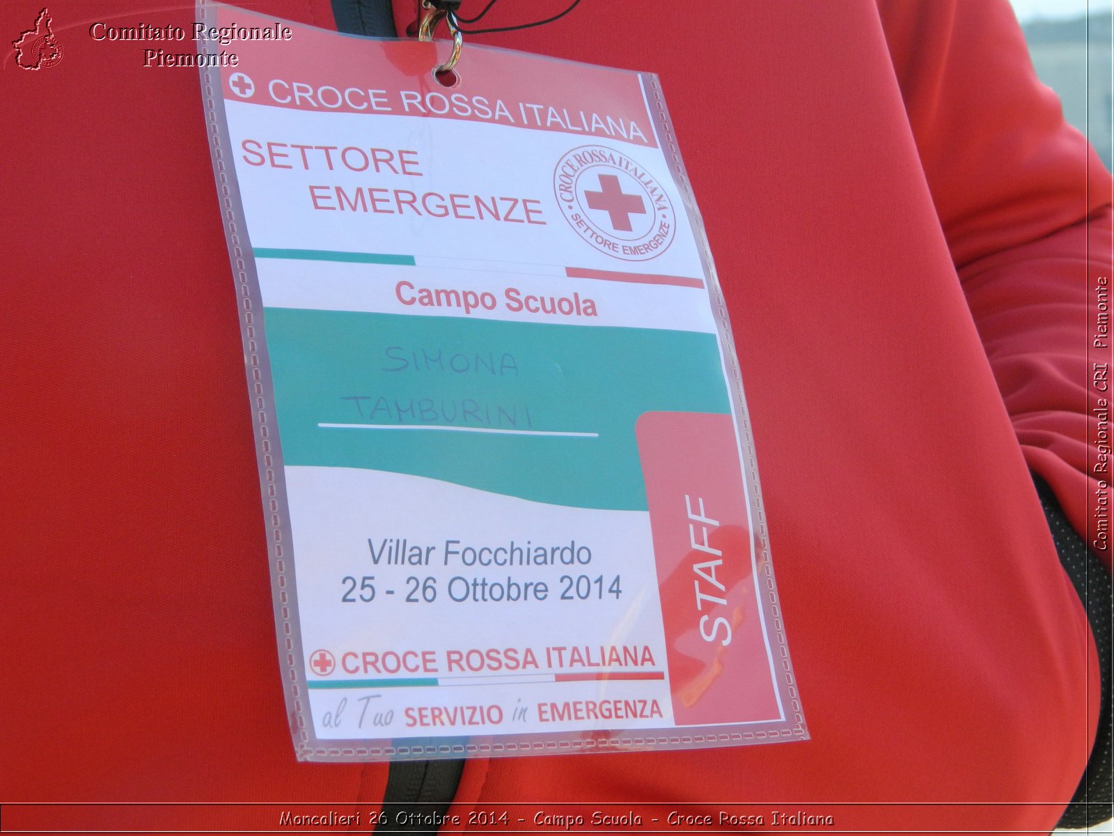 Moncalieri 26 Ottobre 2014 - Campo Scuola - Croce Rossa Italiana- Comitato Regionale del Piemonte