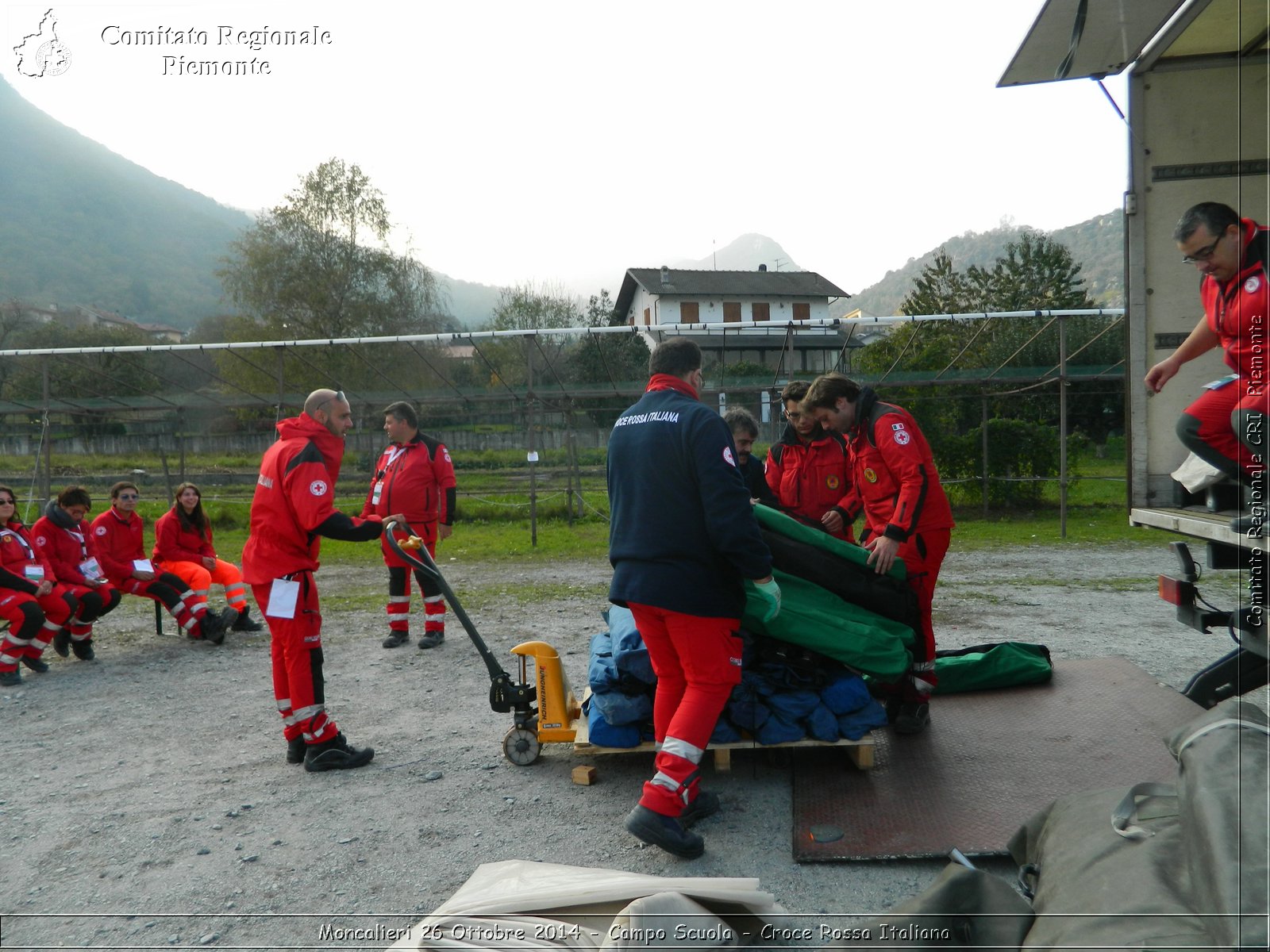 Moncalieri 26 Ottobre 2014 - Campo Scuola - Croce Rossa Italiana- Comitato Regionale del Piemonte