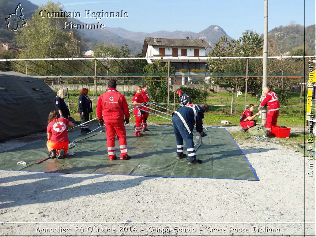 Moncalieri 26 Ottobre 2014 - Campo Scuola - Croce Rossa Italiana- Comitato Regionale del Piemonte