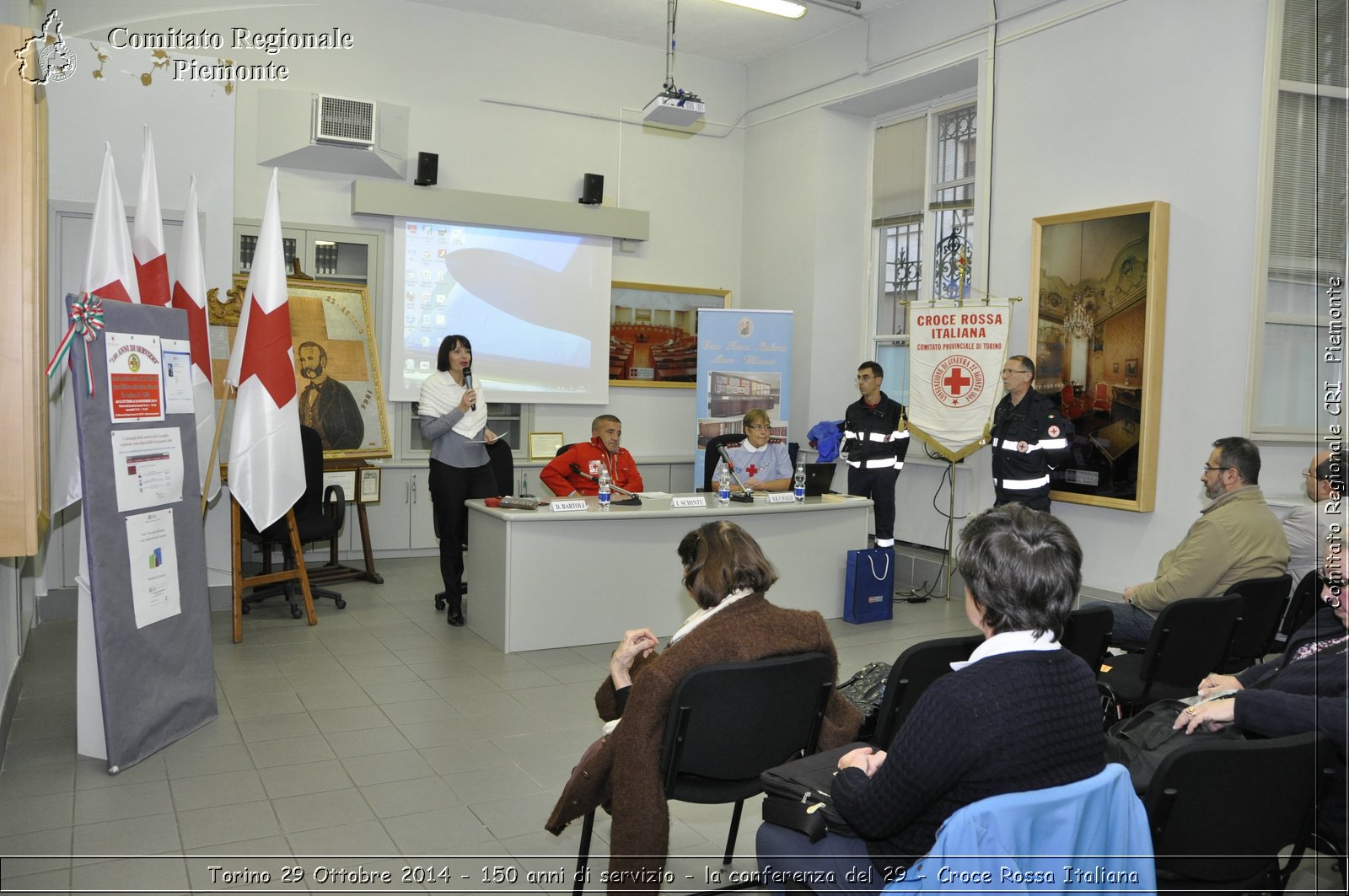 Torino 29 Ottobre 2014 - 150 anni di servizio - la conferenza del 29 - Croce Rossa Italiana- Comitato Regionale del Piemonte