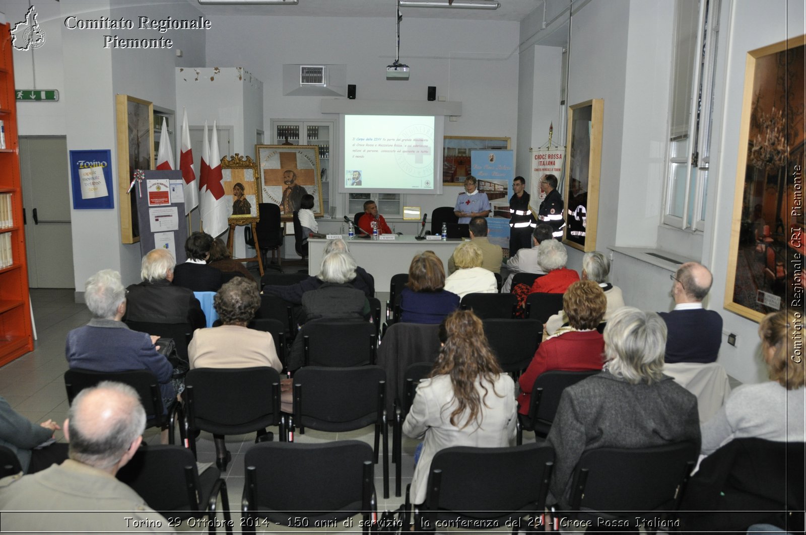 Torino 29 Ottobre 2014 - 150 anni di servizio - la conferenza del 29 - Croce Rossa Italiana- Comitato Regionale del Piemonte