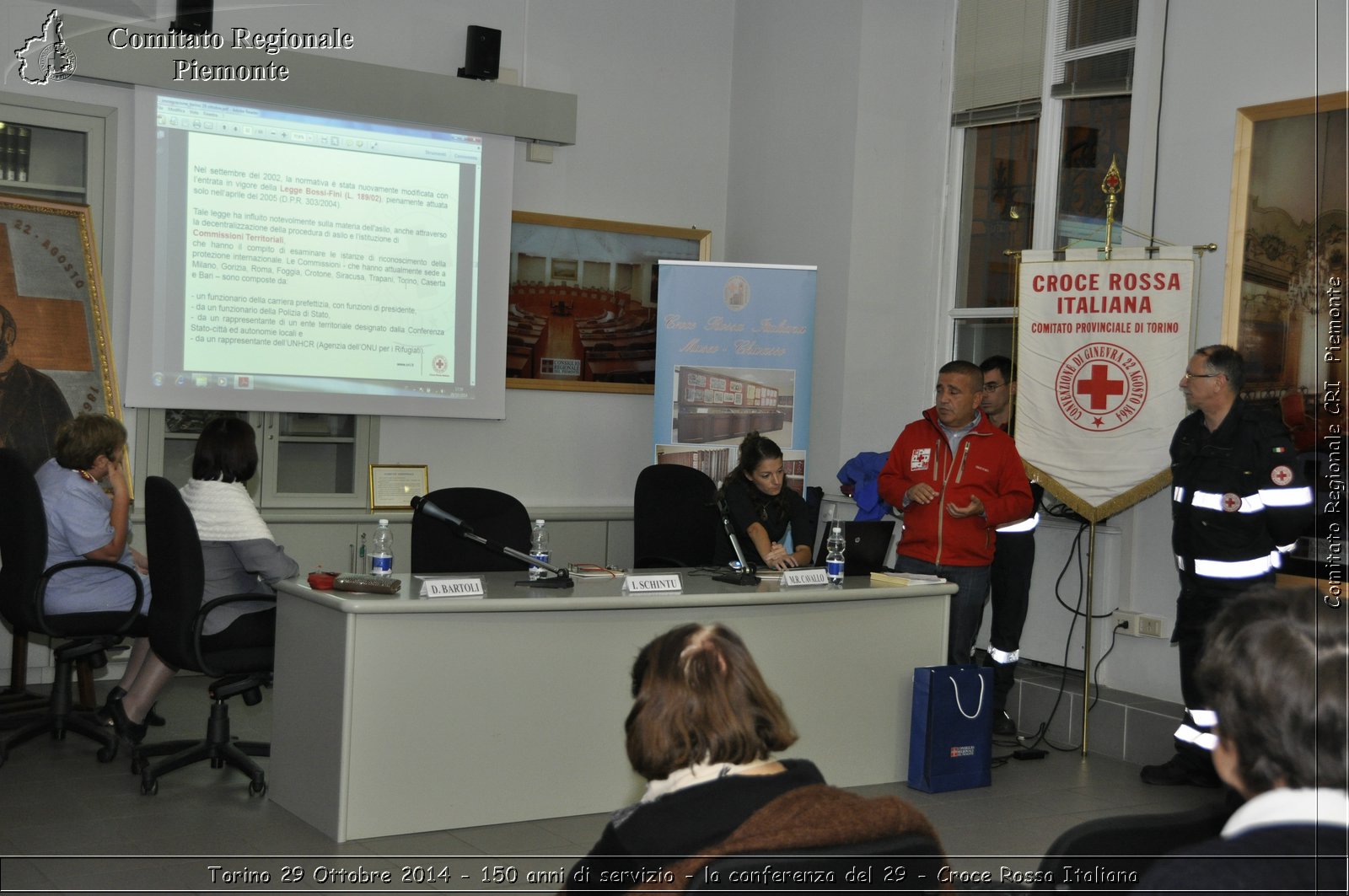 Torino 29 Ottobre 2014 - 150 anni di servizio - la conferenza del 29 - Croce Rossa Italiana- Comitato Regionale del Piemonte