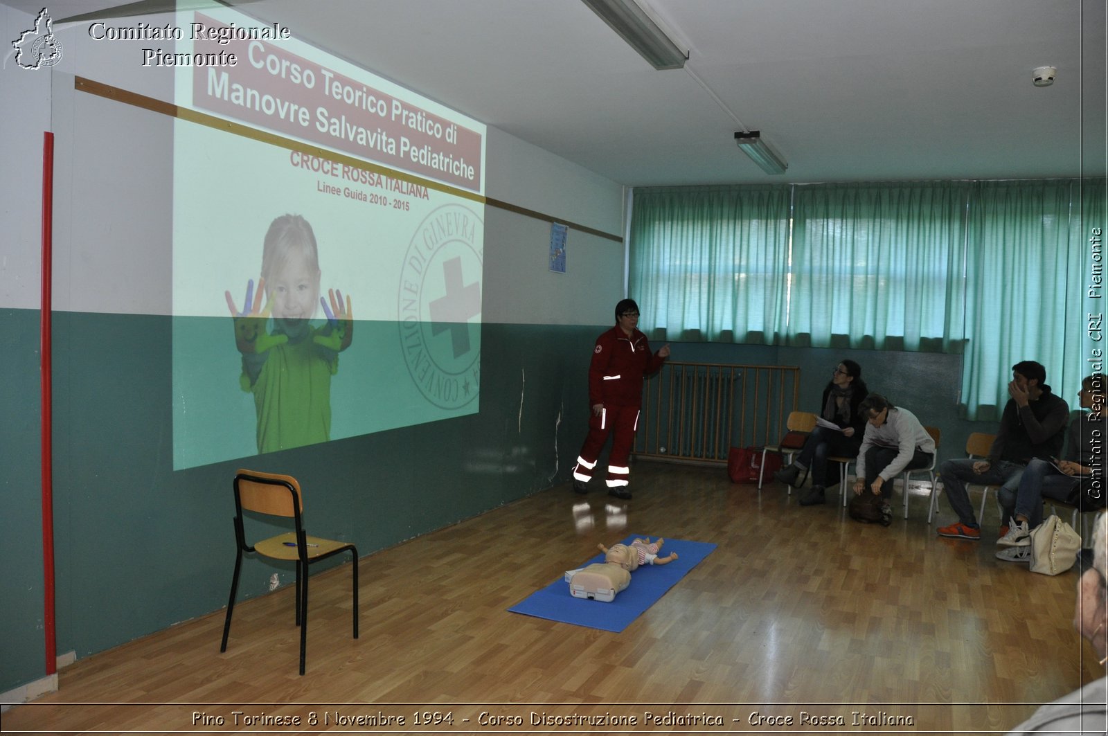 Pino Torinese 8 Novembre 2014 - Corso Disostruzione Pediatrica - Croce Rossa Italiana- Comitato Regionale del Piemonte