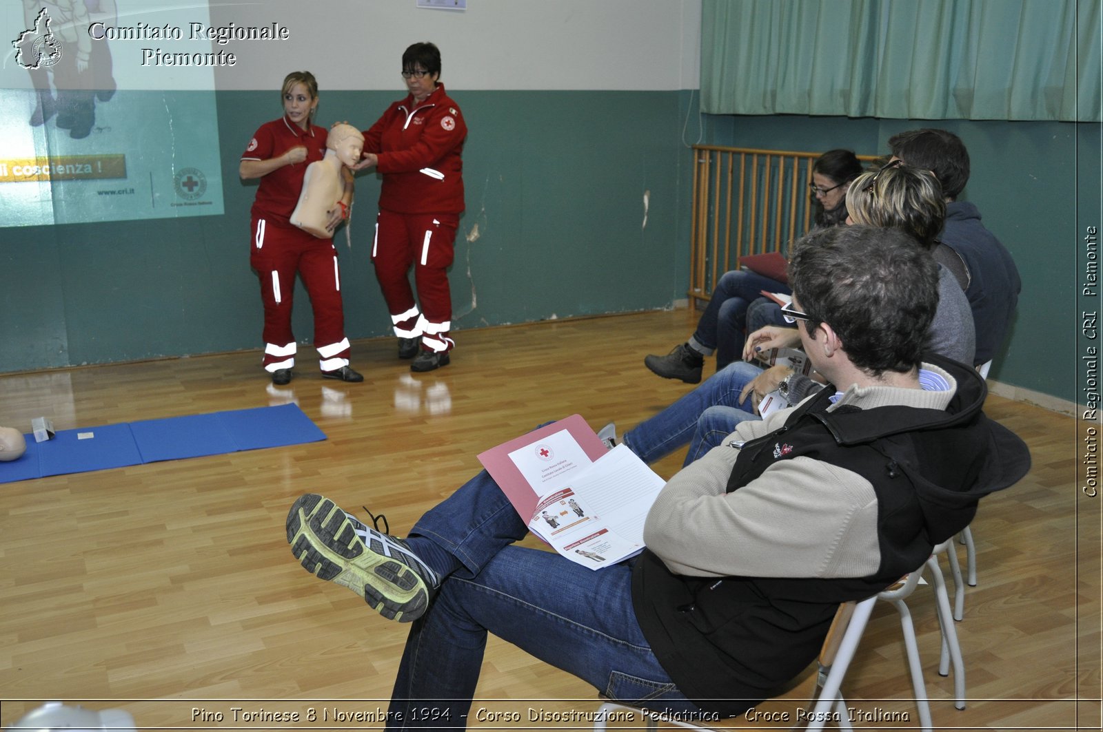 Pino Torinese 8 Novembre 2014 - Corso Disostruzione Pediatrica - Croce Rossa Italiana- Comitato Regionale del Piemonte