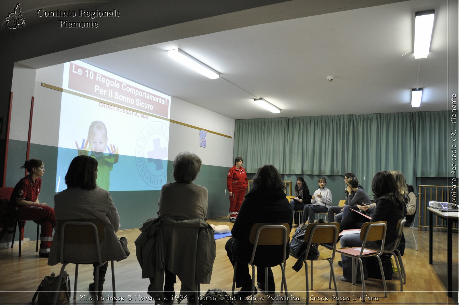 Pino Torinese 8 Novembre 2014 - Corso Disostruzione Pediatrica - Croce Rossa Italiana- Comitato Regionale del Piemonte