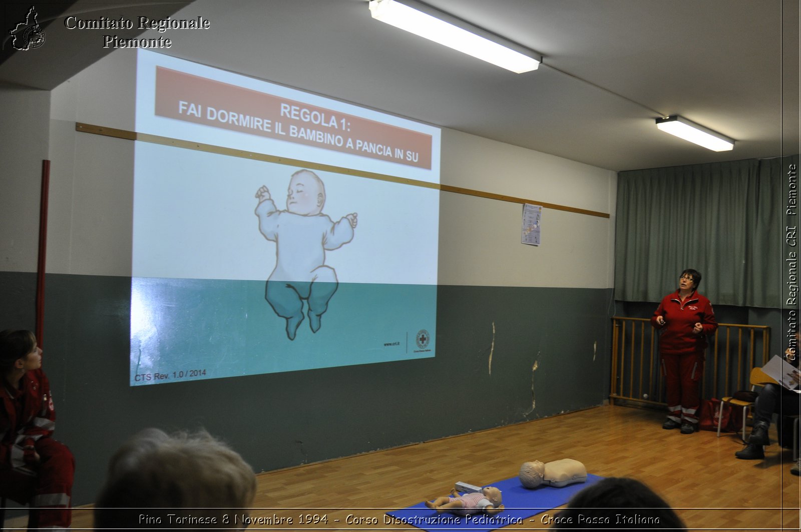 Pino Torinese 8 Novembre 2014 - Corso Disostruzione Pediatrica - Croce Rossa Italiana- Comitato Regionale del Piemonte