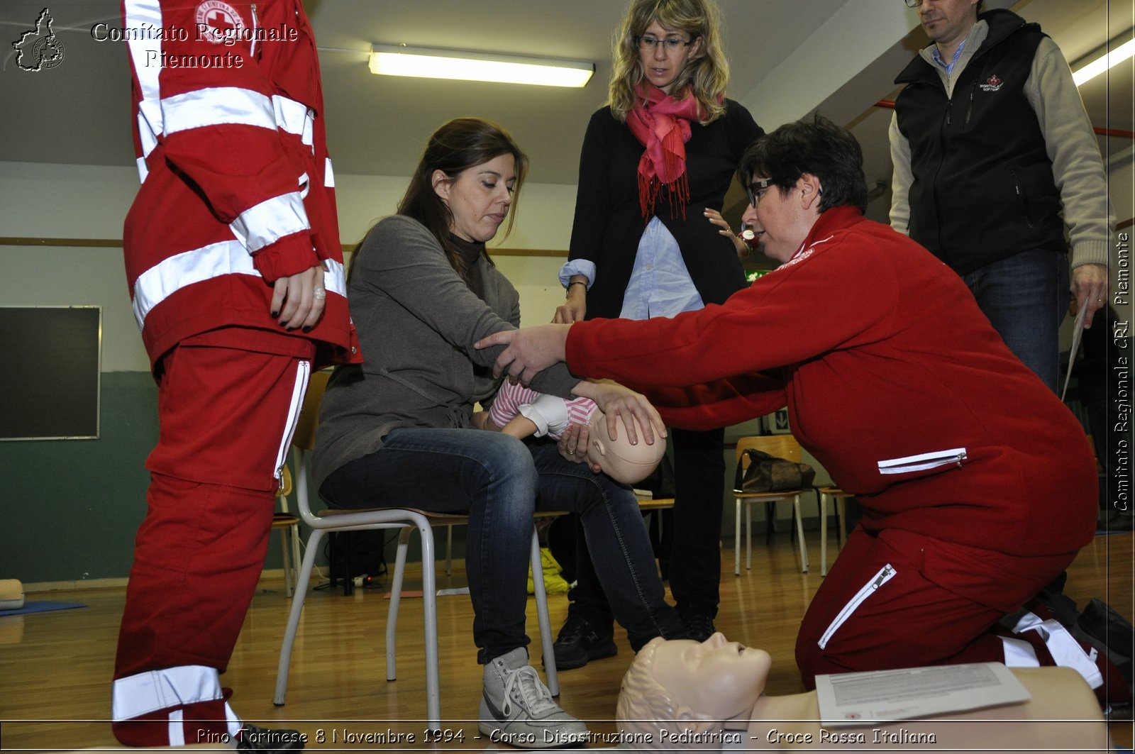 Pino Torinese 8 Novembre 2014 - Corso Disostruzione Pediatrica - Croce Rossa Italiana- Comitato Regionale del Piemonte