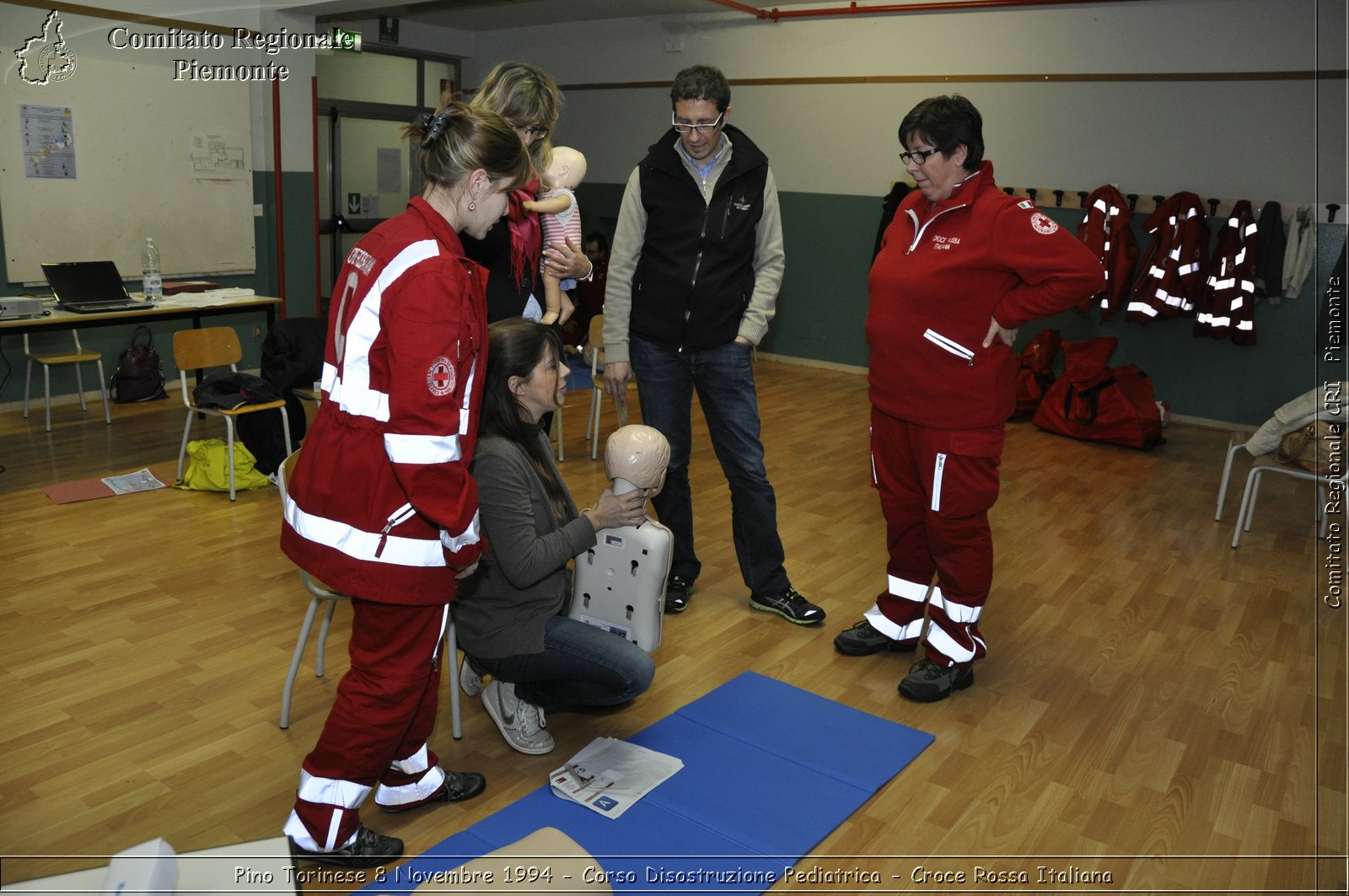 Pino Torinese 8 Novembre 2014 - Corso Disostruzione Pediatrica - Croce Rossa Italiana- Comitato Regionale del Piemonte