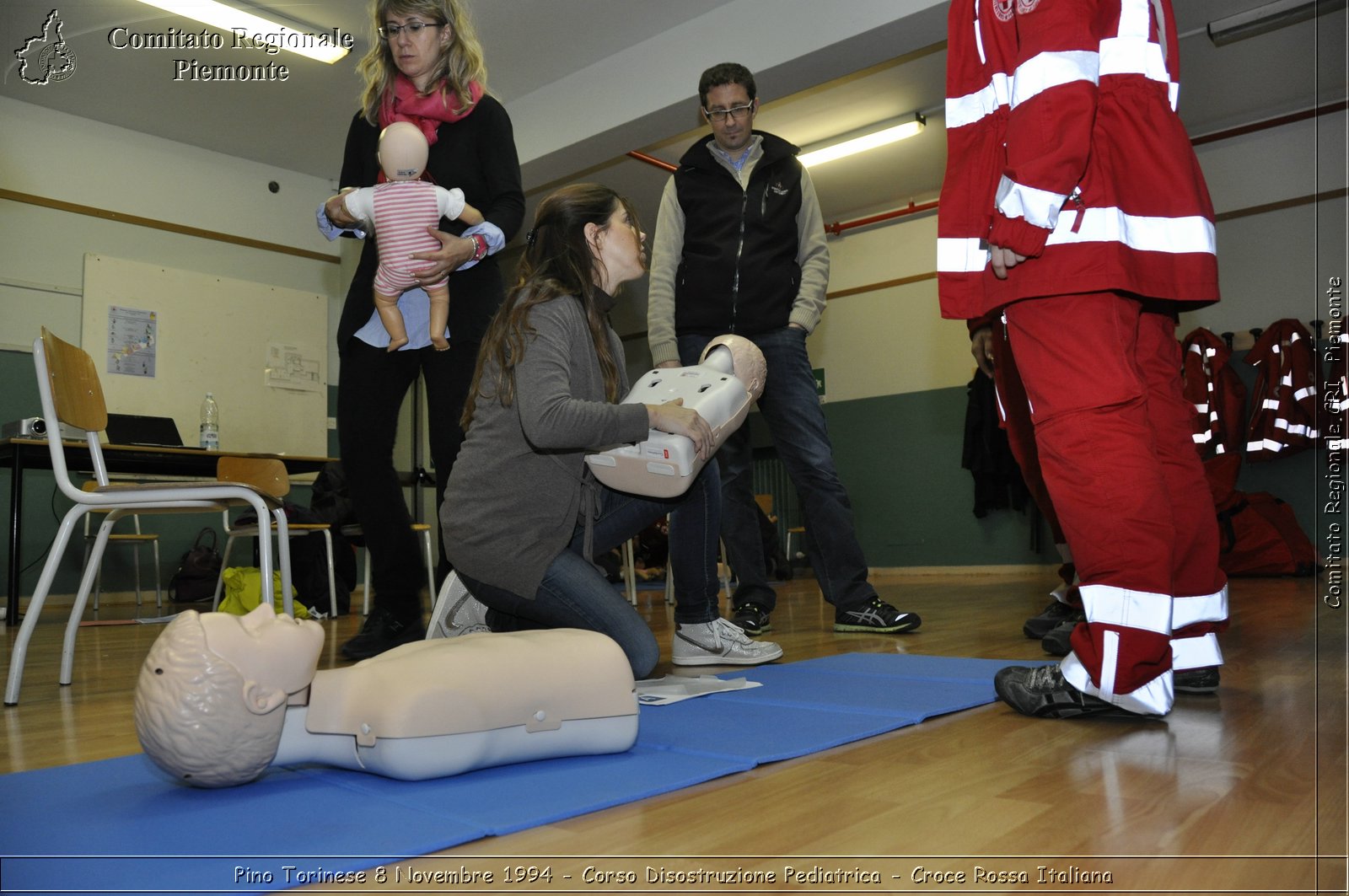 Pino Torinese 8 Novembre 2014 - Corso Disostruzione Pediatrica - Croce Rossa Italiana- Comitato Regionale del Piemonte