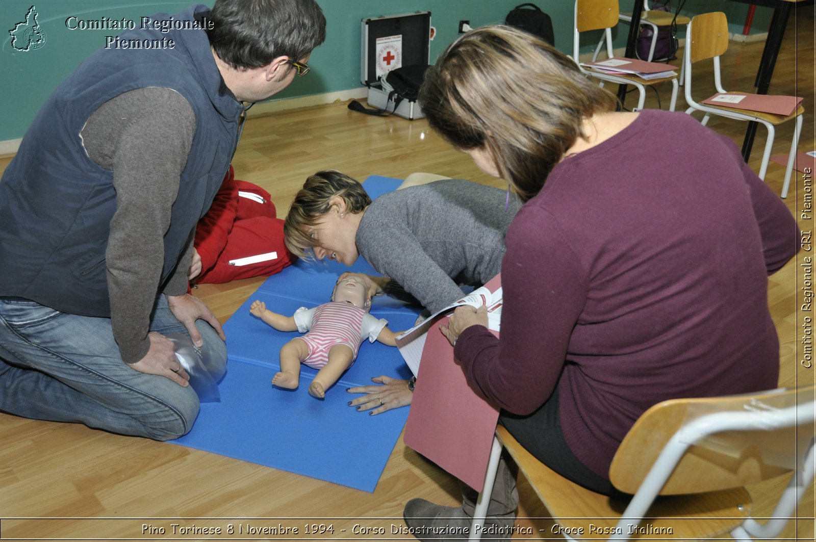 Pino Torinese 8 Novembre 2014 - Corso Disostruzione Pediatrica - Croce Rossa Italiana- Comitato Regionale del Piemonte