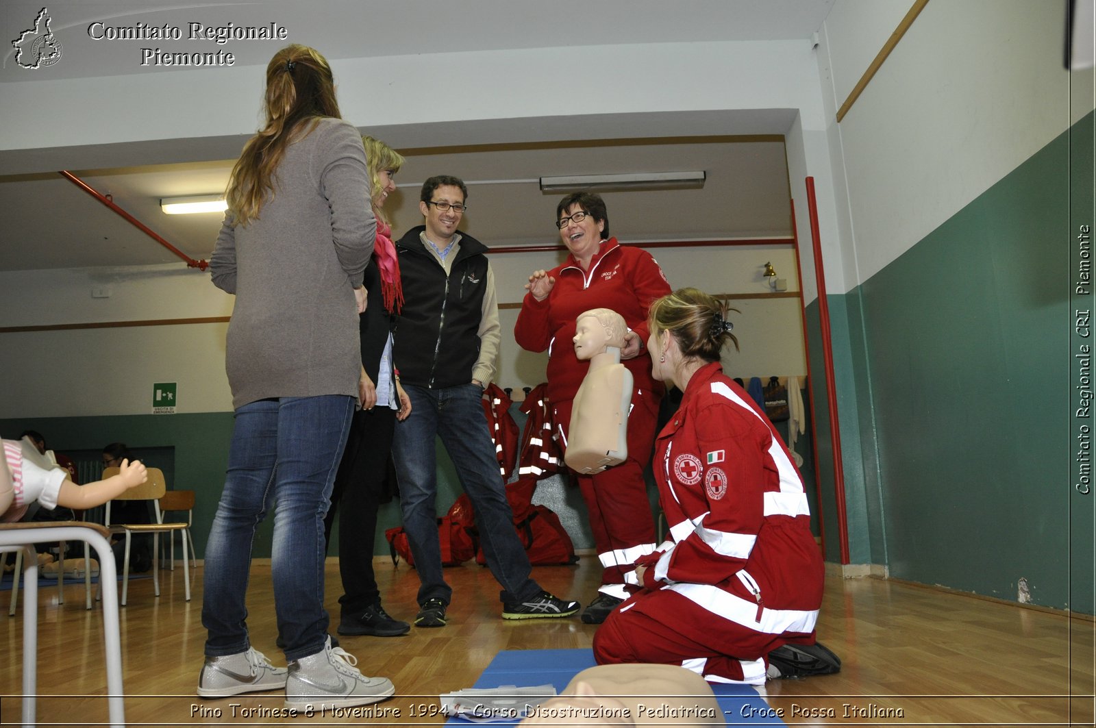 Pino Torinese 8 Novembre 2014 - Corso Disostruzione Pediatrica - Croce Rossa Italiana- Comitato Regionale del Piemonte