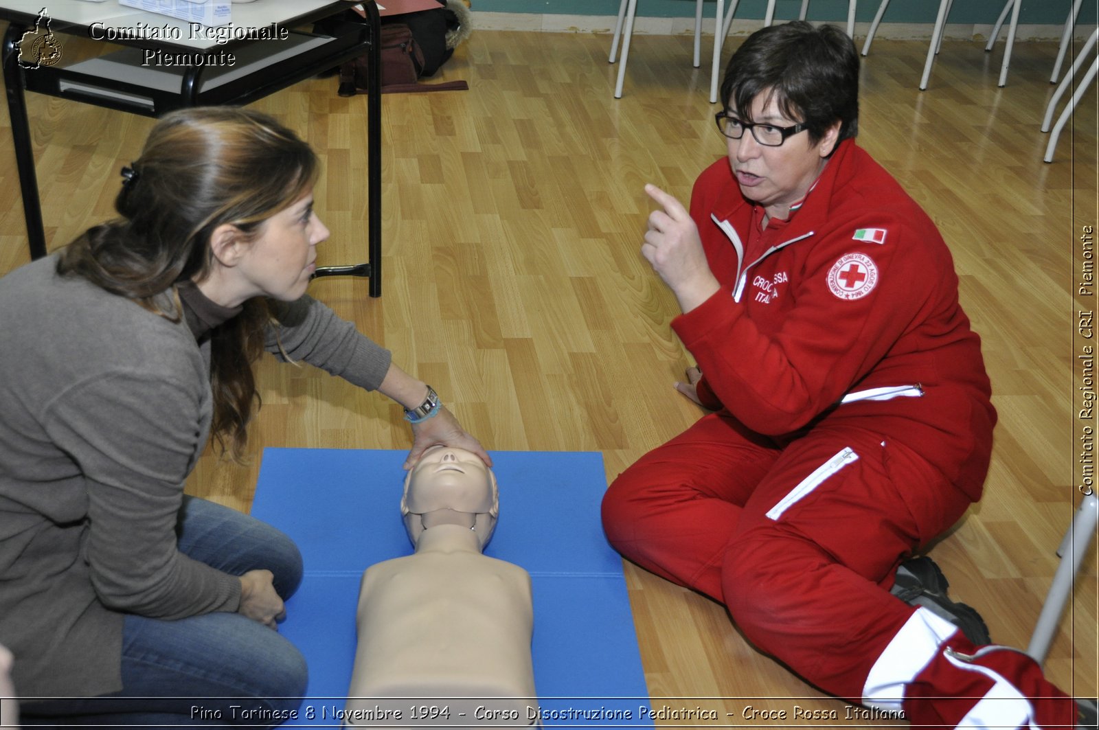 Pino Torinese 8 Novembre 2014 - Corso Disostruzione Pediatrica - Croce Rossa Italiana- Comitato Regionale del Piemonte