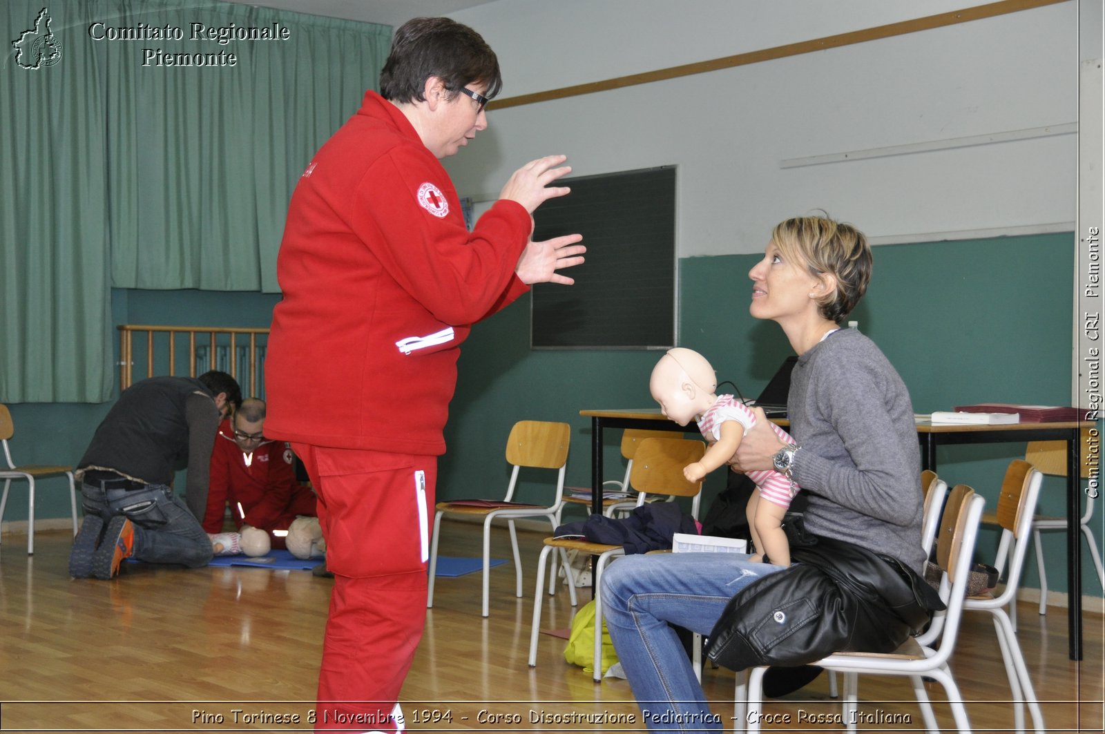 Pino Torinese 8 Novembre 2014 - Corso Disostruzione Pediatrica - Croce Rossa Italiana- Comitato Regionale del Piemonte