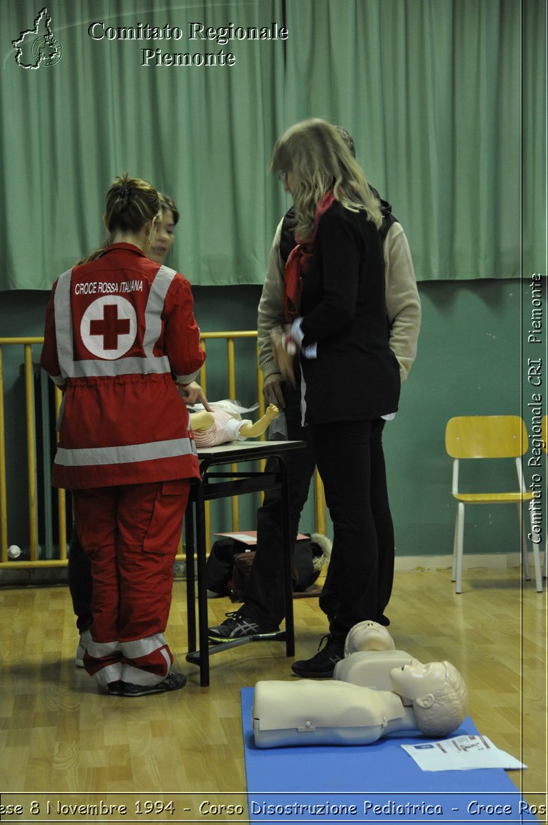 Pino Torinese 8 Novembre 2014 - Corso Disostruzione Pediatrica - Croce Rossa Italiana- Comitato Regionale del Piemonte